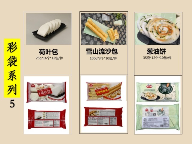 中式面点（冷冻）系列（彩袋包装）15sku