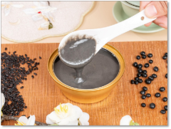黑芝麻米露碗
