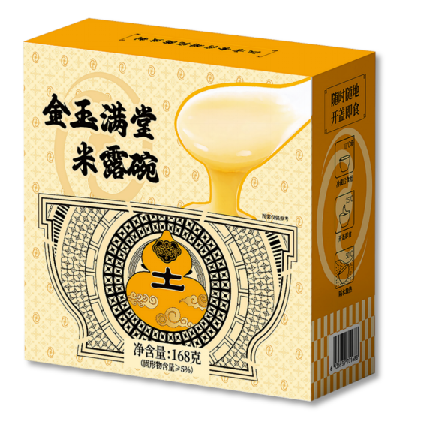 金玉满堂米露碗