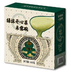 绿抹开心果米露碗