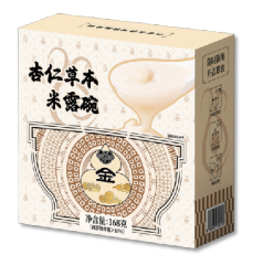 杏仁草本米露碗