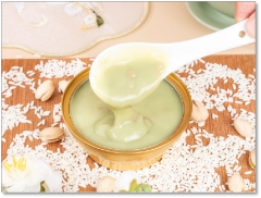 绿抹开心果米露碗