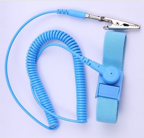 ESD anti-static wrist strap PU/PVC cable