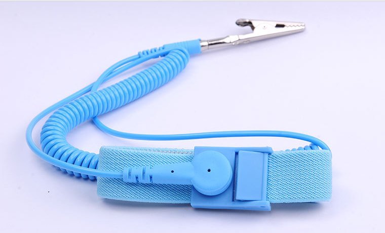 ESD anti-static wrist strap PU/PVC cable
