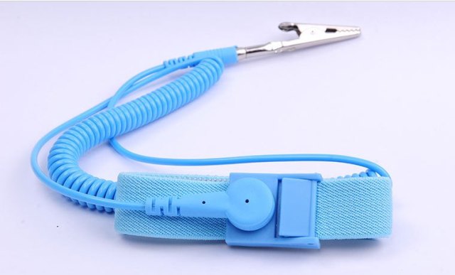 ESD anti-static wrist strap PU/PVC cable