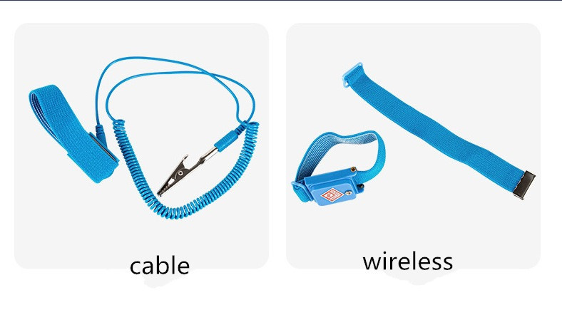 ESD anti-static wrist strap PU/PVC cable