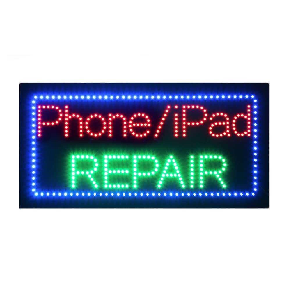 LED light sign for mobile phone repair shop