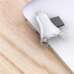i-FlashDevice 4 in 1 Lighting/Type C/Micro/USB TF SD card reader OTG
