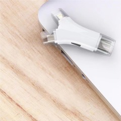 i-FlashDevice 4 in 1 Lighting/Type C/Micro/USB TF SD card reader OTG