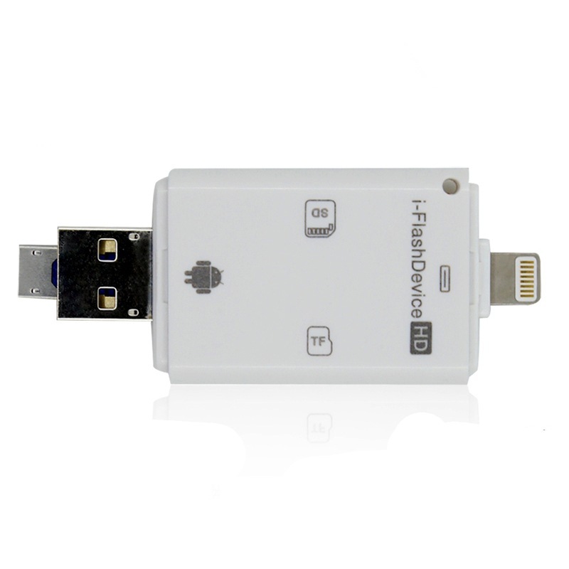 i-FlashDevice 3 in 1 Lighting/USB/Android TF SD card reader OTG