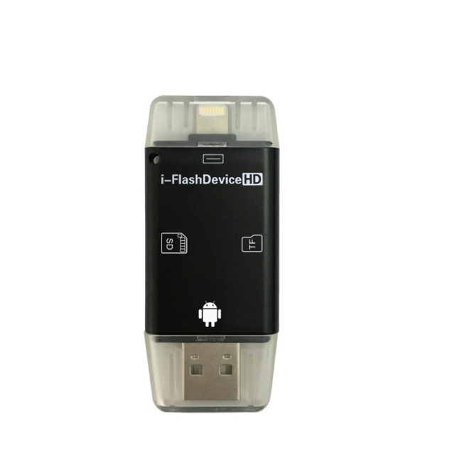 i-FlashDevice 3 in 1 Lighting/USB/Android TF SD card reader OTG
