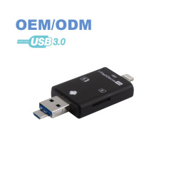 i-FlashDevice 3 in 1 Lighting/USB/Android TF SD card reader OTG