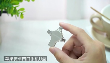 i-FlashDevice 4 in 1 Lighting/Type C/Android/USB FlashDriver 906 OTG