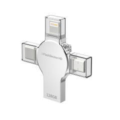 i-FlashDevice 4 in 1 Lighting/Type C/Android/USB FlashDriver 906 OTG