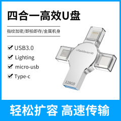 i-FlashDevice 4 in 1 Lighting/Type C/Android/USB FlashDriver 906 OTG