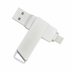 i-FlashDevice S series Liighting/USB 2 in 1 metal rotating FlashDriver