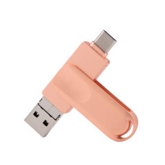 i-FlashDevice Apple/Android/Type C/USB 4 in 1 rotating metal FlashDriver