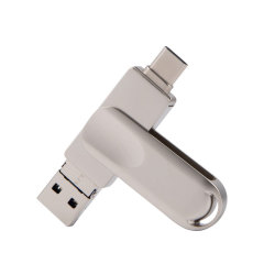 i-FlashDevice Apple/Android/Type C/USB 4 in 1 rotating metal FlashDriver