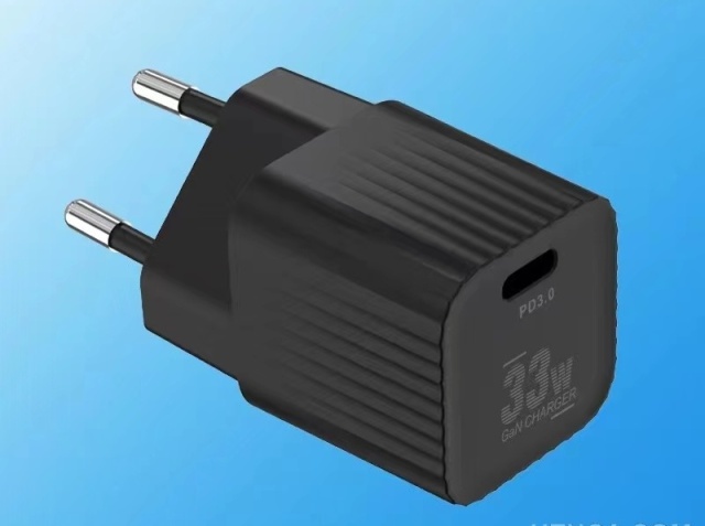 GaN PD 33W Type C adapter charger EU plug