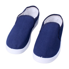 Anti static ESD cleanroom shoes PVC/PU/SPU sole canvas shoes