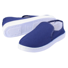 Anti static ESD cleanroom shoes PVC/PU/SPU sole canvas shoes