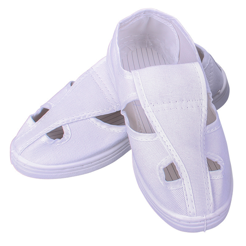 Anti static ESD cleanroom shoes PVC/PU/SPU sole canvas shoes