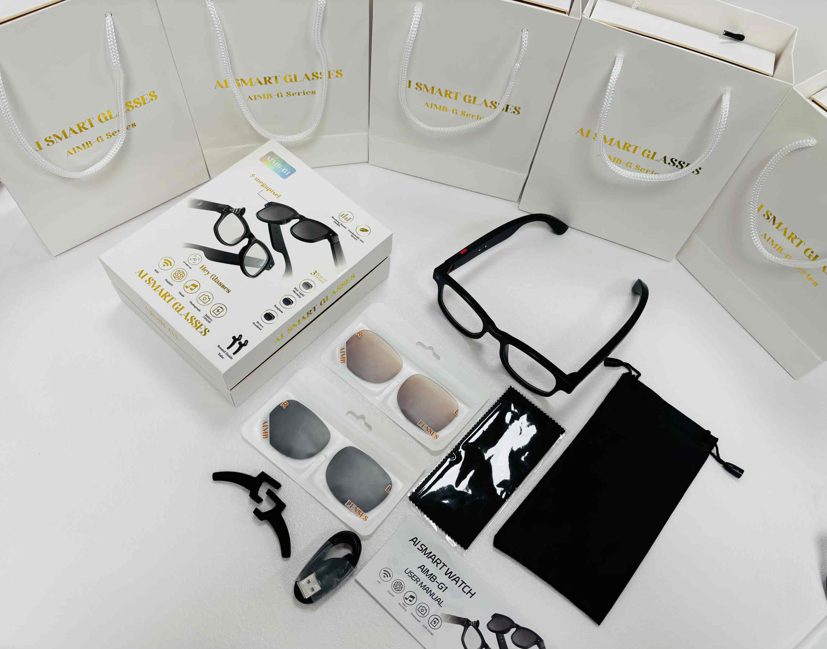 AI smart glasses AIMB G1