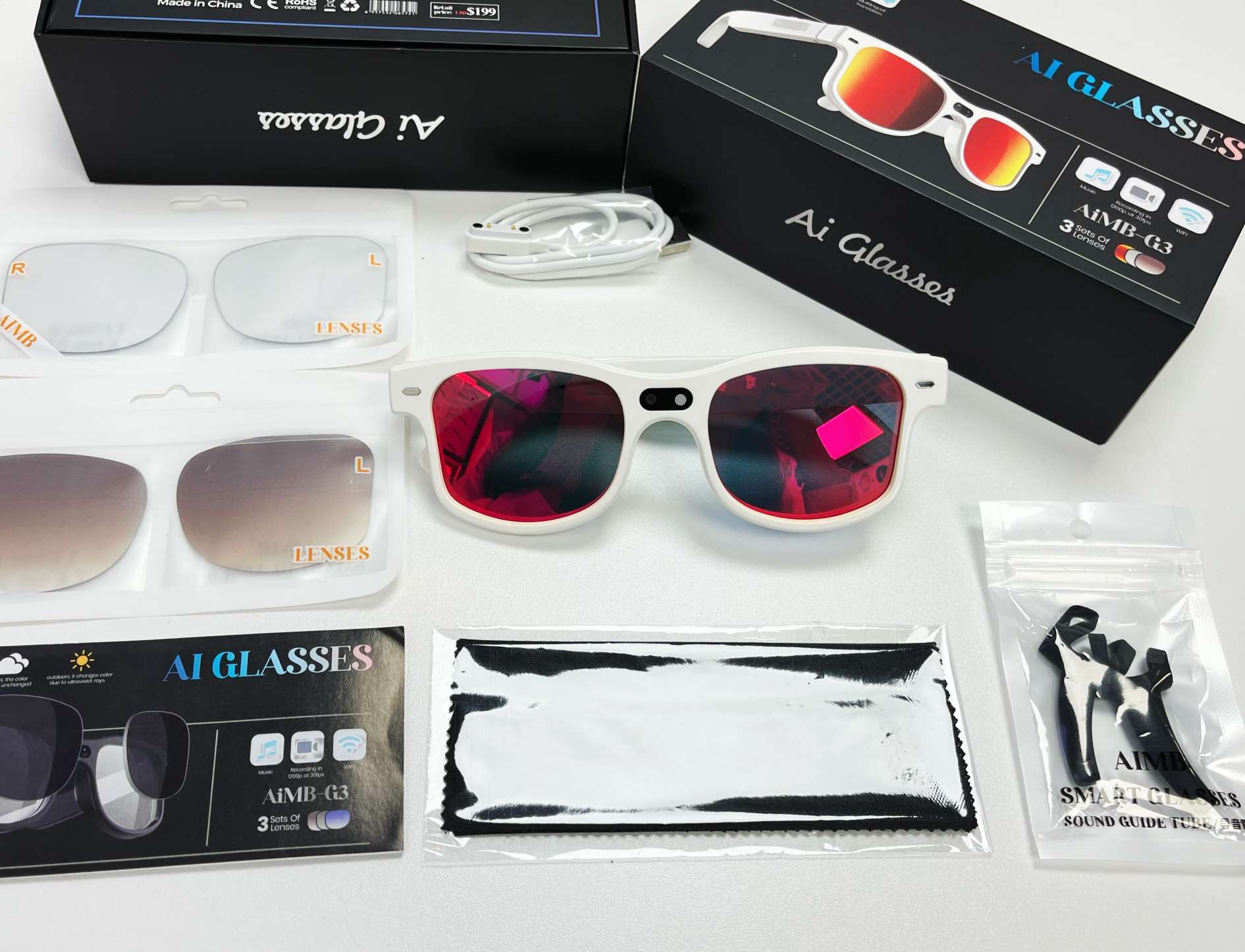 AI smart glasses AIMB G3