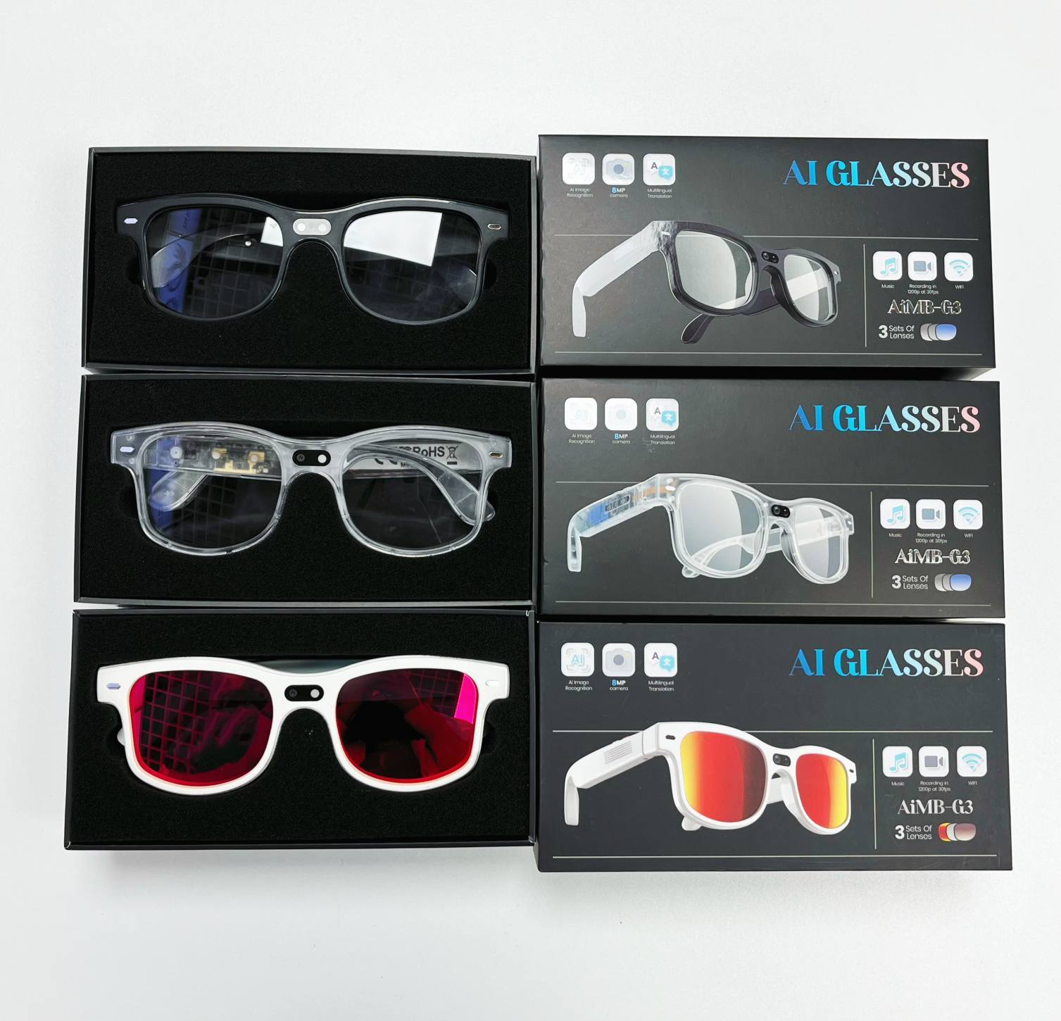 AI smart glasses AIMB G3