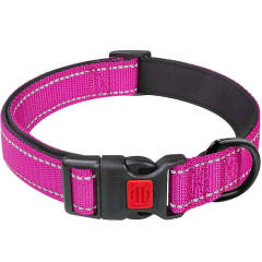 Reflective anti-escape safety lock dog collar, suitable for large, medium and small dogs