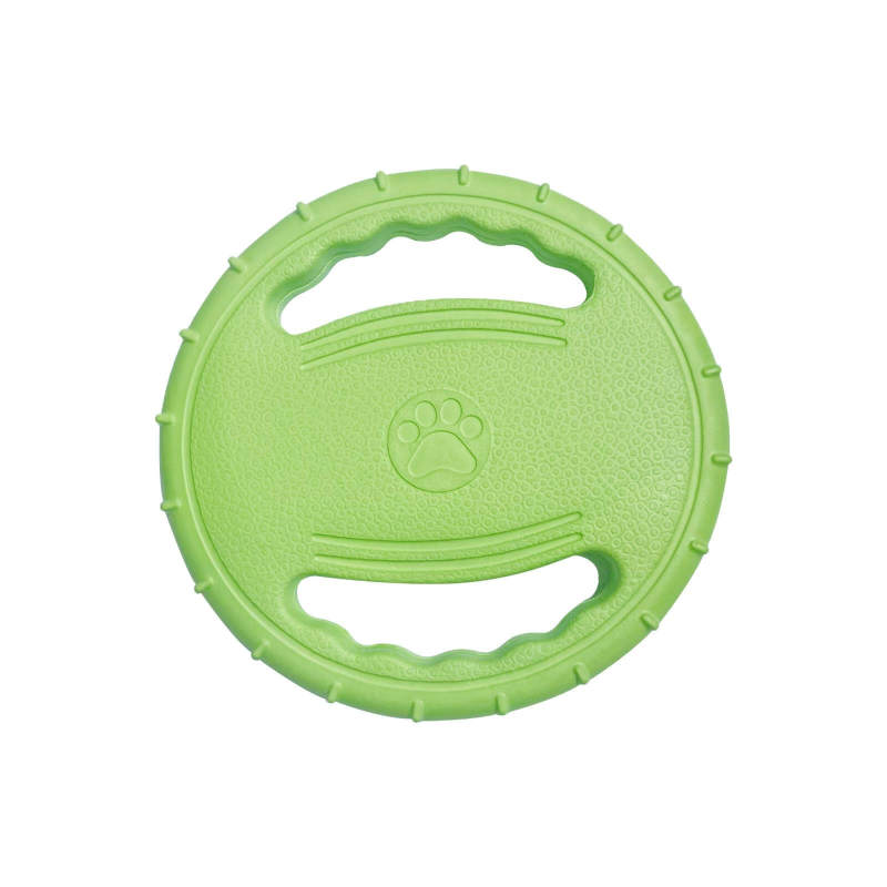 Dog Frisbee EVA handle direction loop foam bite resistant edge grazing training special outdoor flying saucer toys for pets