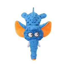 Pet plush toy elephant skin shell, interactive rechargeable paper sound toy for dogs