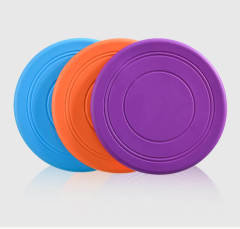Pet toys Dog Frisbee Pet interactive Training Frisbee Float bite resistant soft Frisbee pet supplies