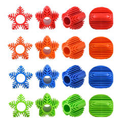 Snow elastic ball chew toy ball bite resistant solid ball rubber puppy toy recovery training
