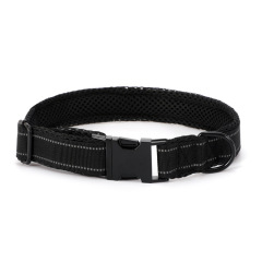 Polyester collar with mesh cloth lining soft carving anti loss