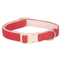 Pure Wholesale Soft Pet Hemp Dog Collars Manufacturer Comfortable Cotton Pet Collars Leashes