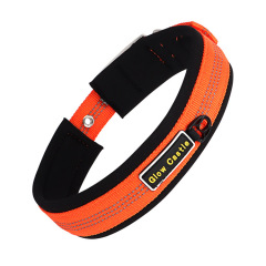 Glow In The Dark Pin Neoprene Design Big Reflective Nylon Wholesale Dog Collar Manufacturer Custom Training For Sale Dog Collar