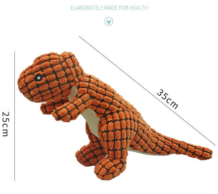 Dog Toy Plush Super Bite-Resistant Dinosaur Sound Toy