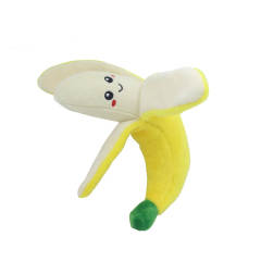 Dog cat puzzle plush toys fruit vegetables corn Bo radish