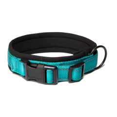 New nylon reflective diving material plastic buckle collar out walking dog neck ring