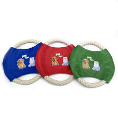 Cotton Rope Pet Frisbee Dog Frisbee Cotton Rope Frisbee Pet Training Frisbee