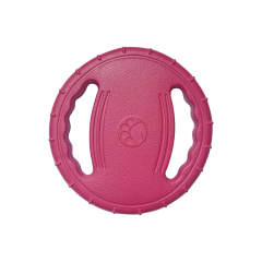 Dog Frisbee EVA handle direction loop foam bite resistant edge grazing training special outdoor flying saucer toys for pets