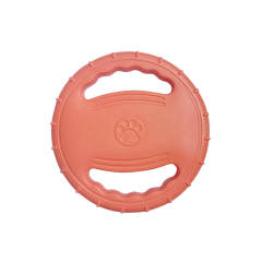 Dog Frisbee EVA handle direction loop foam bite resistant edge grazing training special outdoor flying saucer toys for pets