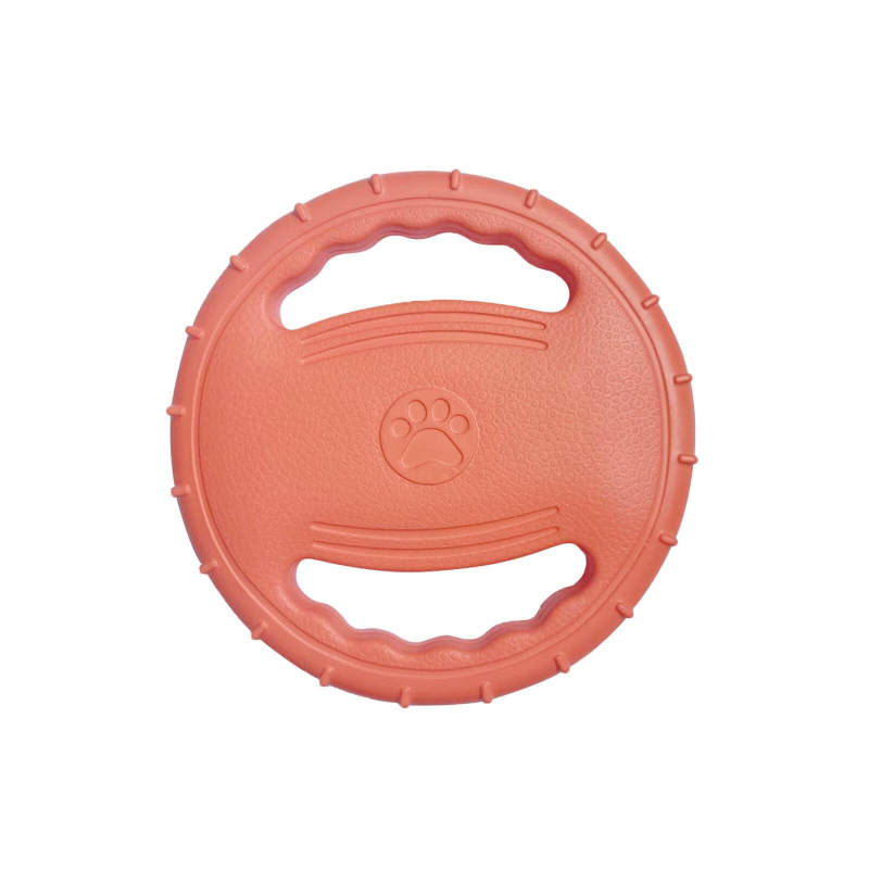 Dog Frisbee EVA handle direction loop foam bite resistant edge grazing training special outdoor flying saucer toys for pets