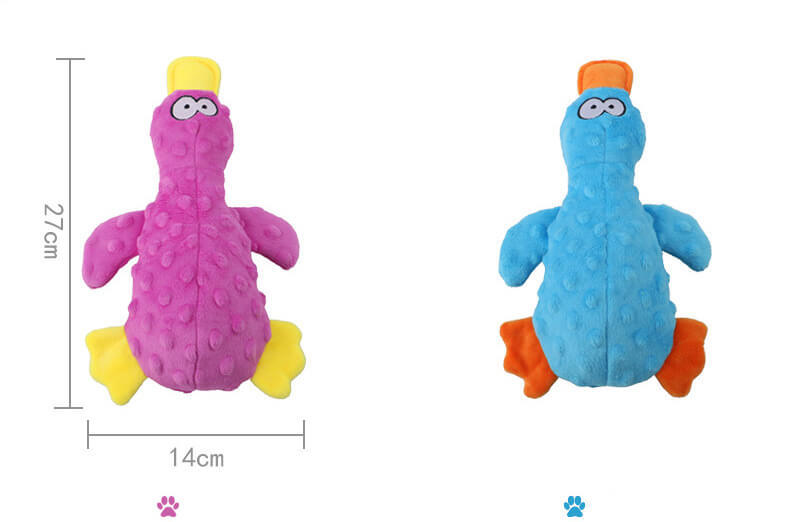 27cm pet plush toy, simulated duck dog toy large size