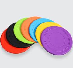 Pet toys Dog Frisbee Pet interactive Training Frisbee Float bite resistant soft Frisbee pet supplies