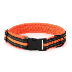 Polyester collar with mesh cloth lining soft carving anti loss