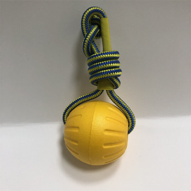 Pet toys bite-resistant vent Frisbee interactive tug-of-war toy pull ring with rope ball floating ball