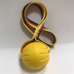 Pet toys bite-resistant vent Frisbee interactive tug-of-war toy pull ring with rope ball floating ball