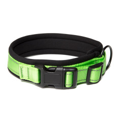 New nylon reflective diving material plastic buckle collar out walking dog neck ring